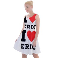 I Love Eric Knee Length Skater Dress by ilovewhateva