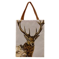 Stag Classic Tote Bag by ArtByThree