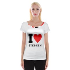 I Love Stephen Cap Sleeve Top by ilovewhateva