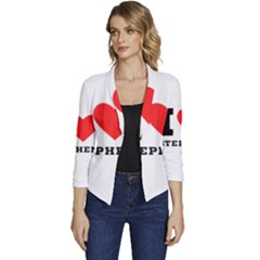 I Love Stephen Women s Casual 3/4 Sleeve Spring Jacket by ilovewhateva