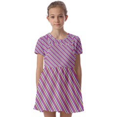 Background-102 Kids  Short Sleeve Pinafore Style Dress by nateshop