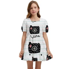 Cute-cutes Kids  Short Sleeve Dolly Dress by nateshop