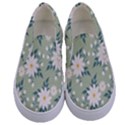 Flowers-108 Kids  Canvas Slip Ons View1