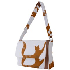 Animal Cat Pet Feline Mammal Full Print Messenger Bag (l) by Semog4