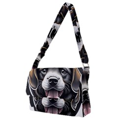 Dog Animal Puppy Pooch Pet Full Print Messenger Bag (l) by Semog4