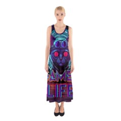 Gamer Life Sleeveless Maxi Dress by minxprints