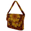 Abstract Gold Mandala Yellow Buckle Messenger Bag View2