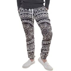 Mandala Circles Drawing Pattern Men s Jogger Sweatpants by Semog4