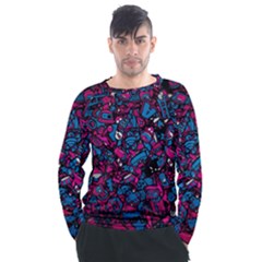 Grafitti Graffiti Abstract Artwork Digital Men s Long Sleeve Raglan Tee