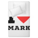 I love mark Duvet Cover Double Side (Single Size) View1