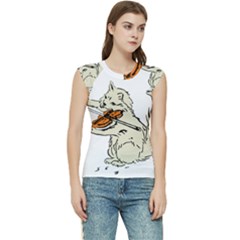 Cat Playing The Violin Art Women s Raglan Cap Sleeve Tee