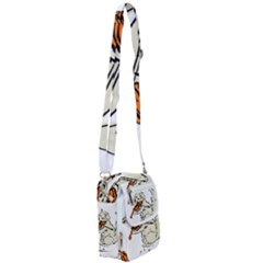 Cat Playing The Violin Art Shoulder Strap Belt Bag by oldshool