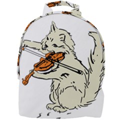 Cat Playing The Violin Art Mini Full Print Backpack by oldshool