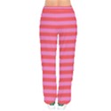 Stripes-striped-design-pattern Women Velvet Drawstring Pants View2