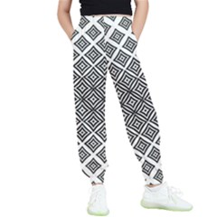 Background-pattern-halftone-- Kids  Elastic Waist Pants by Semog4