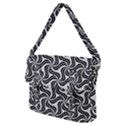 Soft-pattern-repeat-monochrome Buckle Messenger Bag View2