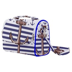 Anchor Background Design Satchel Shoulder Bag by Semog4