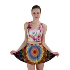 Colorful Prismatic Chromatic Mini Skirt by Semog4