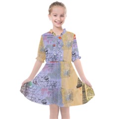 Scrapbook Paris Vintage France Kids  All Frills Chiffon Dress by Salman4z