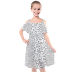 Joy Division Unknown Pleasures Post Punk Kids  Cut Out Shoulders Chiffon Dress by Salman4z