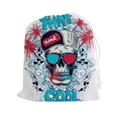 That Cool Graffiti Skull Drawstring Pouch (2xl) by Salman4z