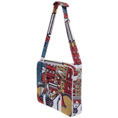 Amsterdam Graphic Design Poster Illustration Cross Body Office Bag by Salman4z