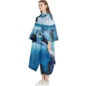 Orca Wave Water Underwater Women s Hooded Rain Ponchos View2