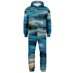 Waves Abstract Hooded Jumpsuit (men) by Salman4z