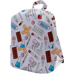 Medicine Zip Up Backpack by SychEva