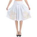 Boxing Cat Flared Midi Skirt View1