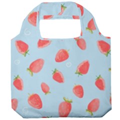 Strawberry Foldable Grocery Recycle Bag by SychEva