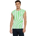 Green Zebra Vibes Animal Print  Men s Raglan Cap Sleeve Tee View1