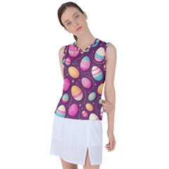 Easter Eggs Egg Women s Sleeveless Sports Top by Ravend