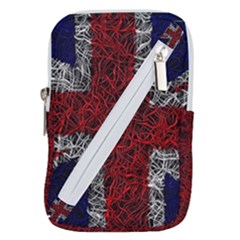 Union Jack Flag Uk Patriotic Belt Pouch Bag (small) by Celenk