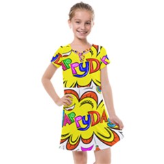 Happy Happiness Child Smile Joy Kids  Cross Web Dress