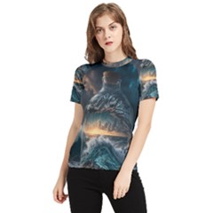 Fantasy People Mysticism Composing Fairytale Art 2 Women s Short Sleeve Rash Guard