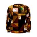 Abstract Experimental Geometric Shape Pattern Women s Sweatshirt View1