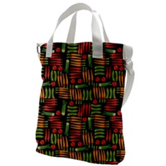 Vegetable Canvas Messenger Bag by SychEva