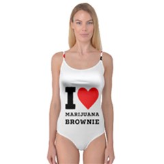 I Love Marijuana Brownie Camisole Leotard  by ilovewhateva