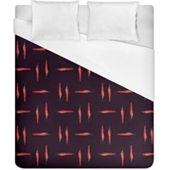 Hot Peppers Duvet Cover (california King Size) by SychEva