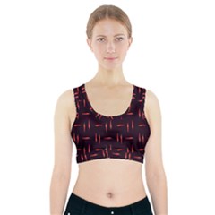 Hot Peppers Sports Bra With Pocket by SychEva