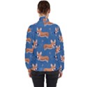 Corgi Patterns Women s High Neck Windbreaker View2