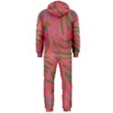 Pattern Saying Wavy Hooded Jumpsuit (Men) View2