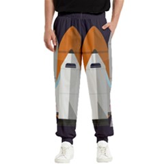 Rocket Space Universe Spaceship Men s Elastic Waist Pants