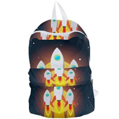 Rocket Take Off Missiles Cosmos Foldable Lightweight Backpack by Salman4z