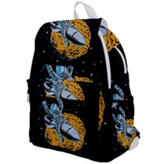 Astronaut Planet Space Science Top Flap Backpack by Salman4z