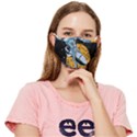 Astronaut Planet Space Science Fitted Cloth Face Mask (Adult) View1