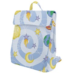 Science Fiction Outer Space Flap Top Backpack