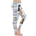 Cat Kitten Seamless Pattern Classic Winter Leggings View3