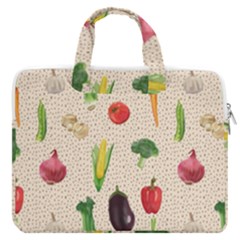 Vegetables Macbook Pro 13  Double Pocket Laptop Bag by SychEva